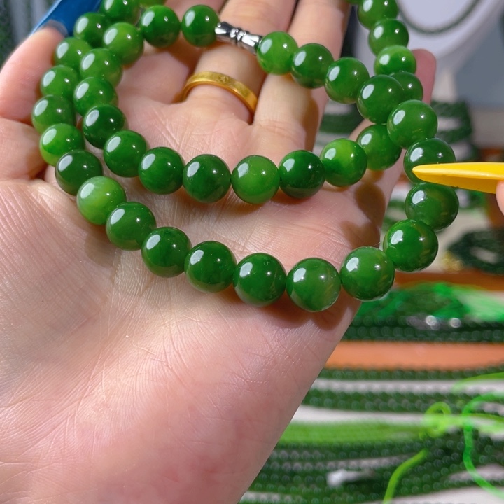 和田玉（碧玉）未镶嵌颈饰，10