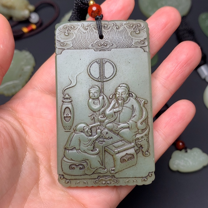 和田玉颈饰未镶嵌