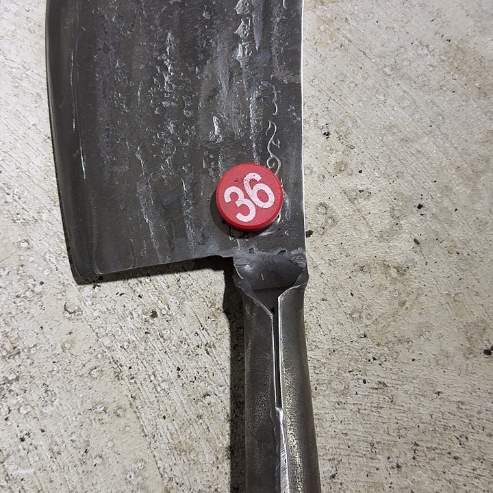 金属手工锻打弹簧钢砍骨刀