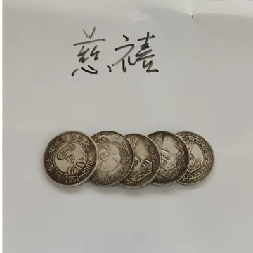 直播间同款五个五个慈打磨仿古工艺品摆件