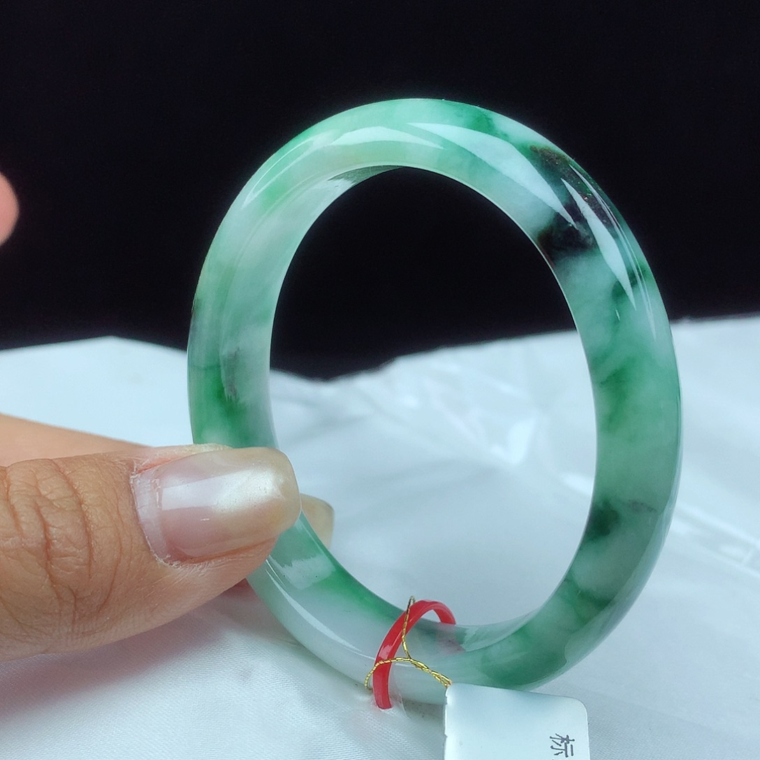 翡翠手镯未镶嵌54圈贵妃 2796