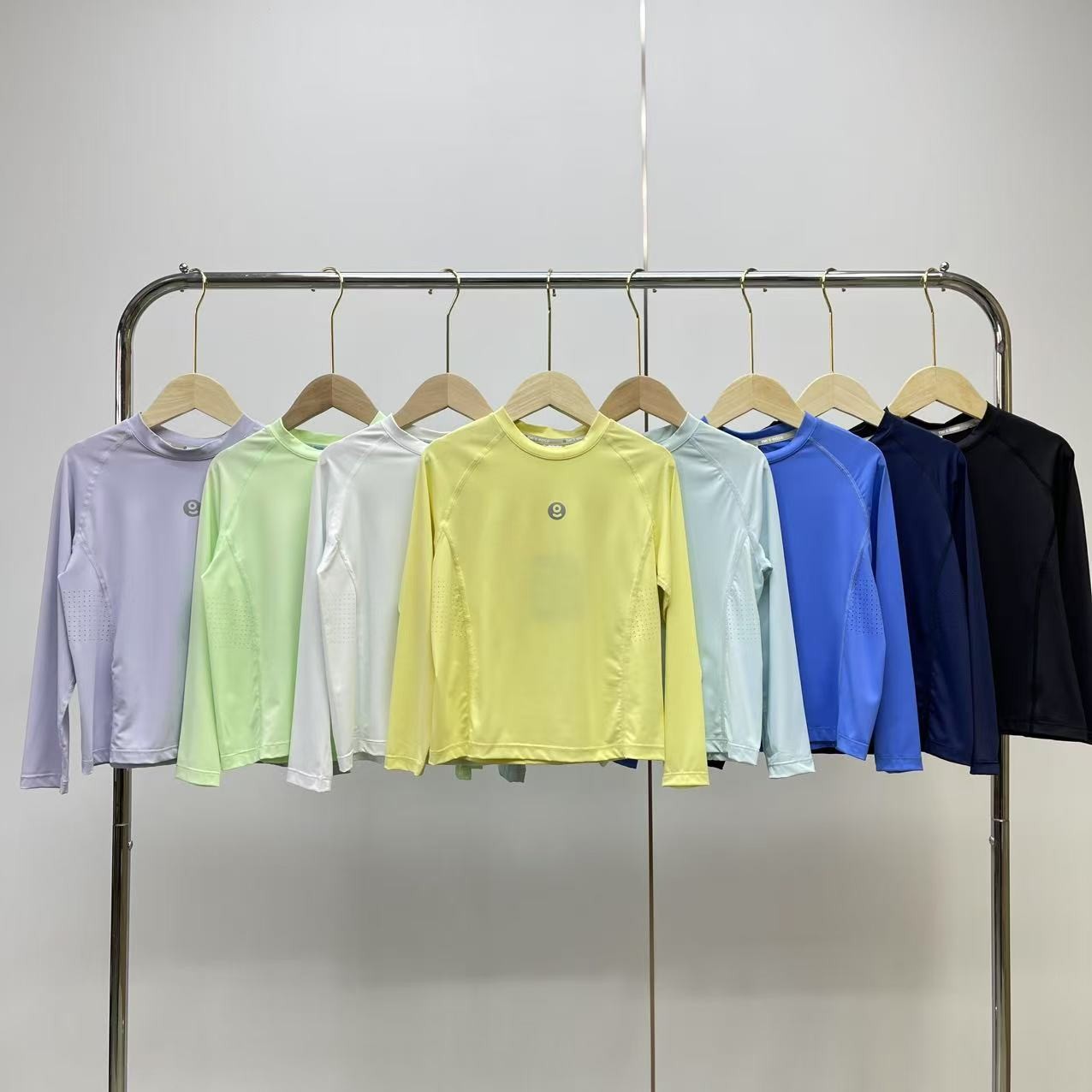 25新款儿童速干运动长袖网眼速干长袖T恤春季新款训练打底衫 上衣