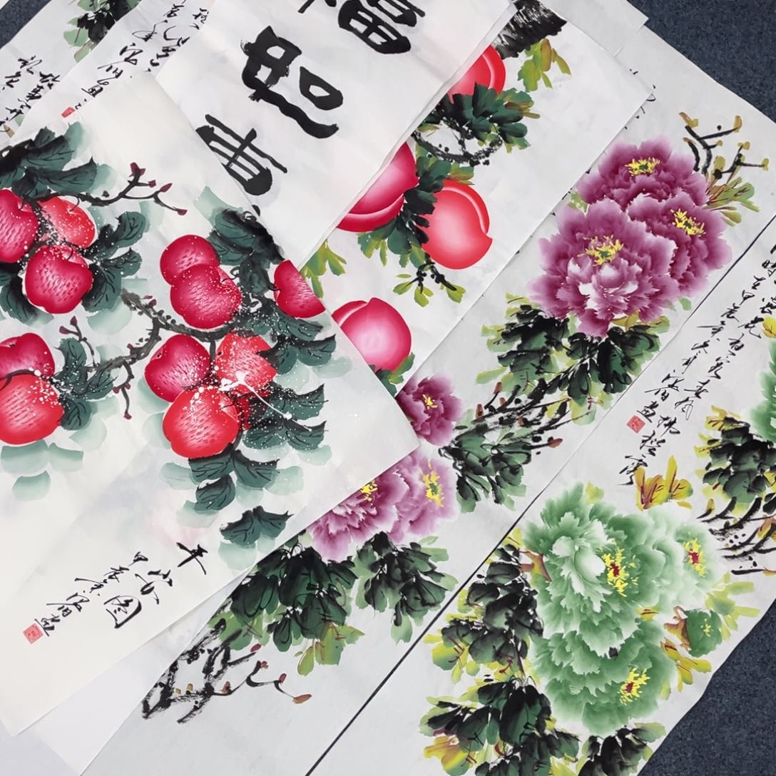 国画手绘画作品欣赏