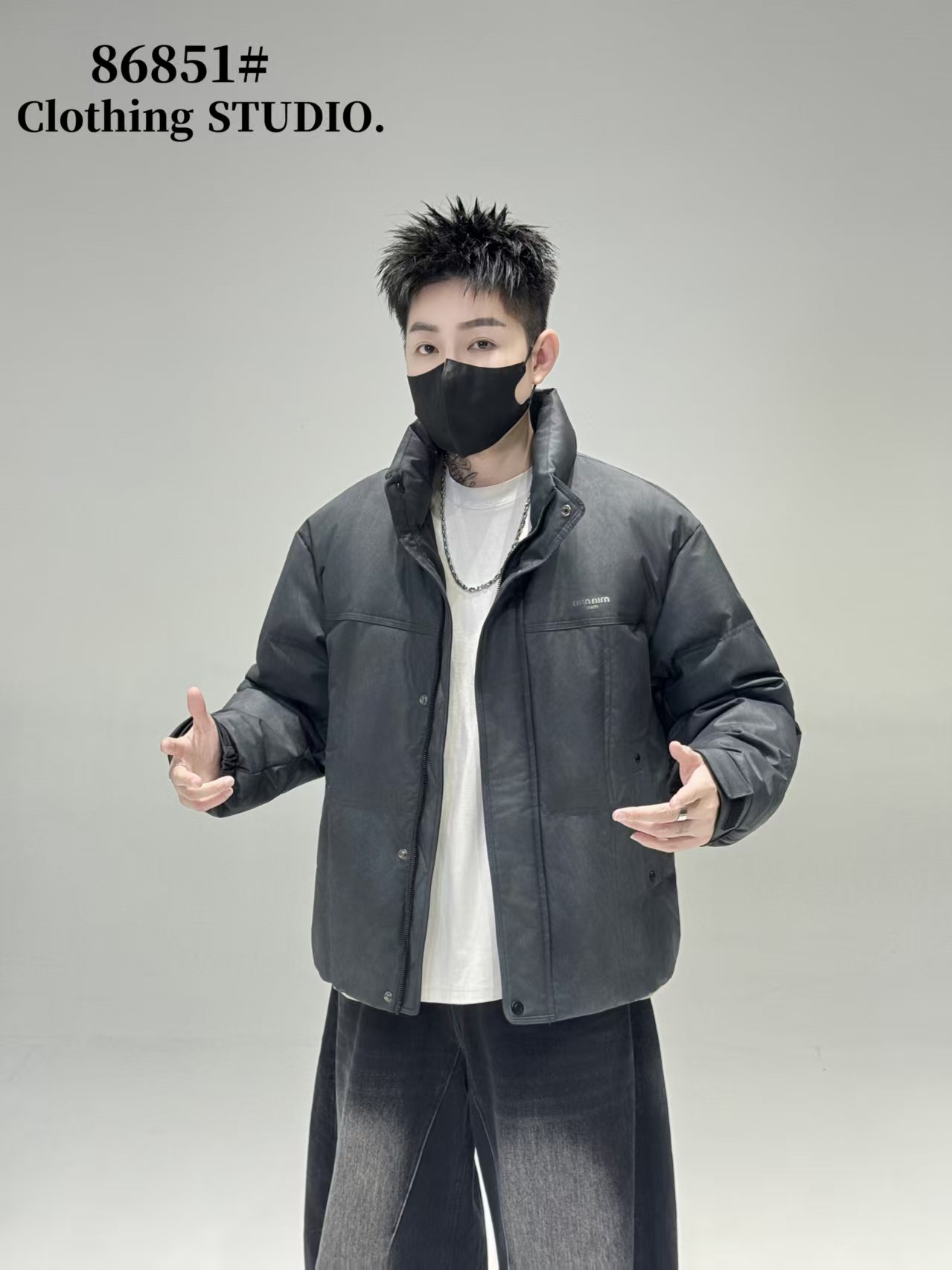 【国标白鸭绒】男士立领短款保暖加厚秋冬休闲白鸭绒羽绒服冬季