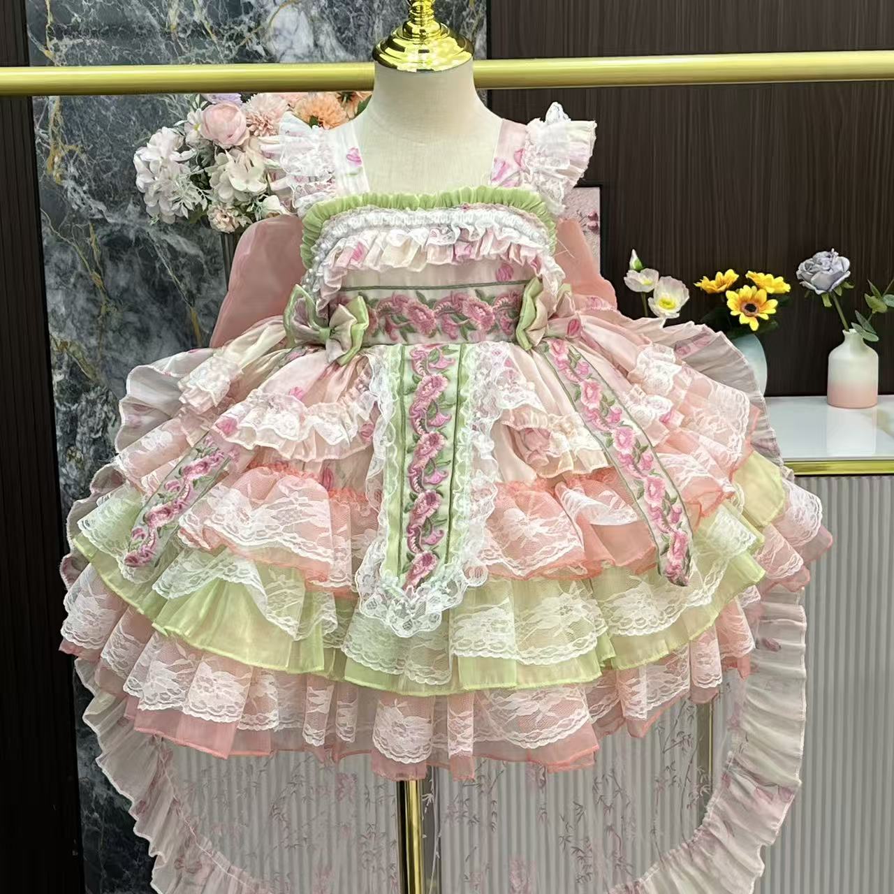 花嫁-女童洛丽塔新公主裙小女孩洛丽塔