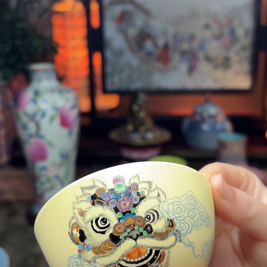 陶精工独家醒狮杯80cc