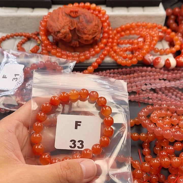 南红玛瑙未镶嵌多样性发货默认微瑕称重9mm