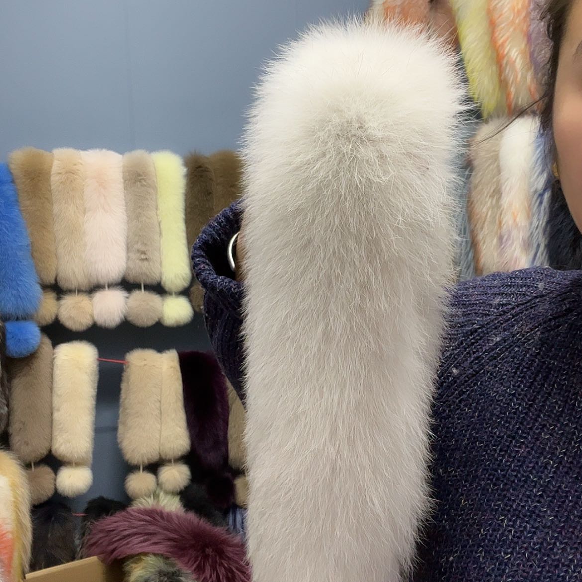 【闪购商品】狐狸毛带子款