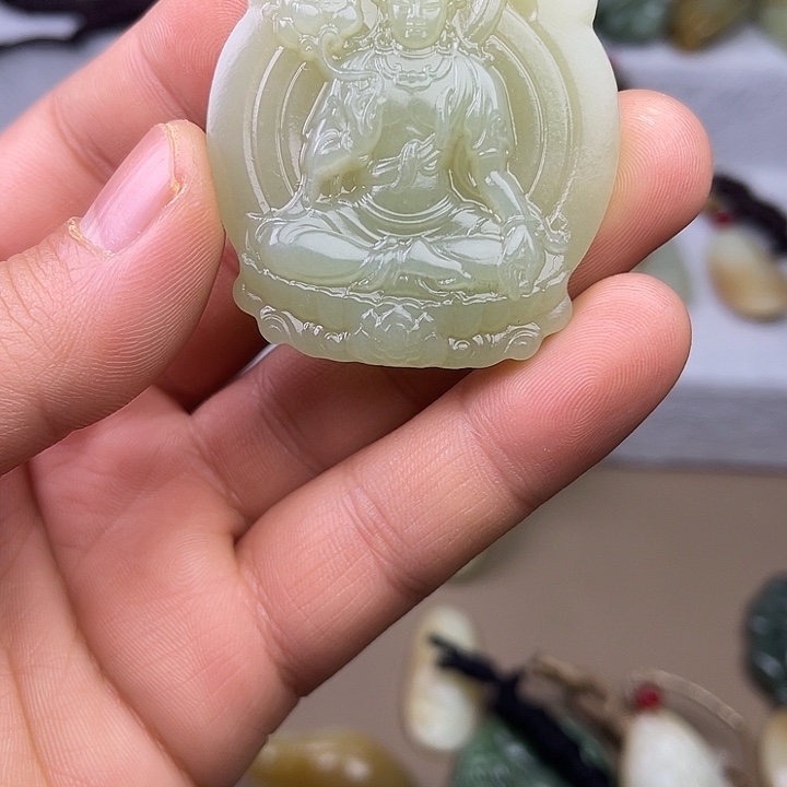 和田玉吊坠(不含链)未镶嵌
