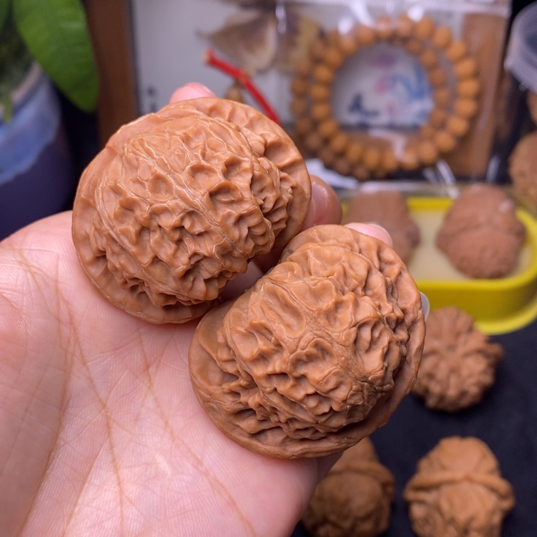 文玩核桃把件44.5宫灯