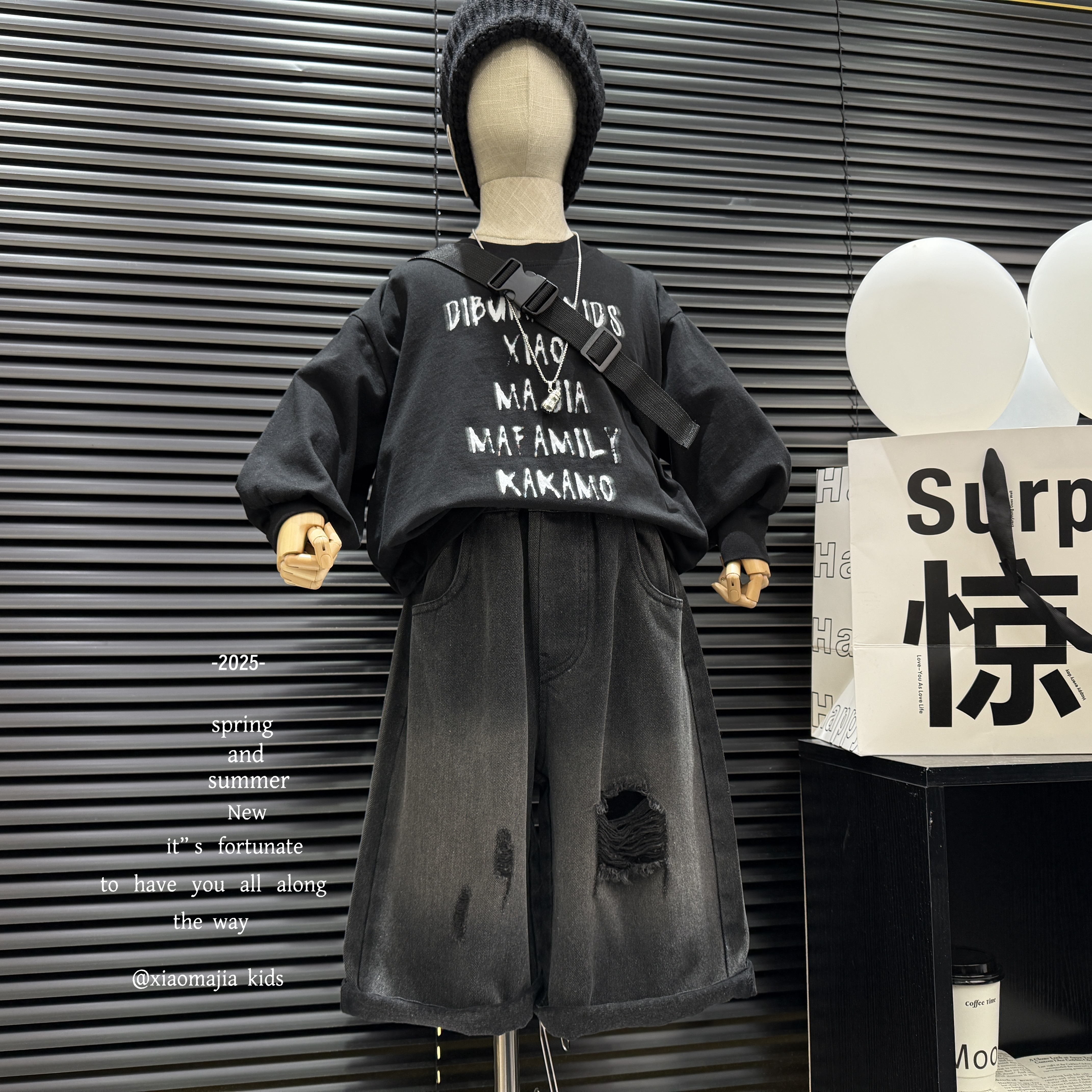 儿童春季新款牛仔裤K-5127休闲裤直筒裤男女童裤子韩版春秋款
