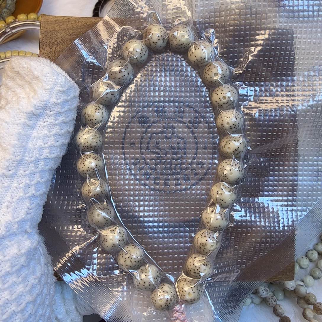 手串星月菩提圆珠手持石玉料星点货