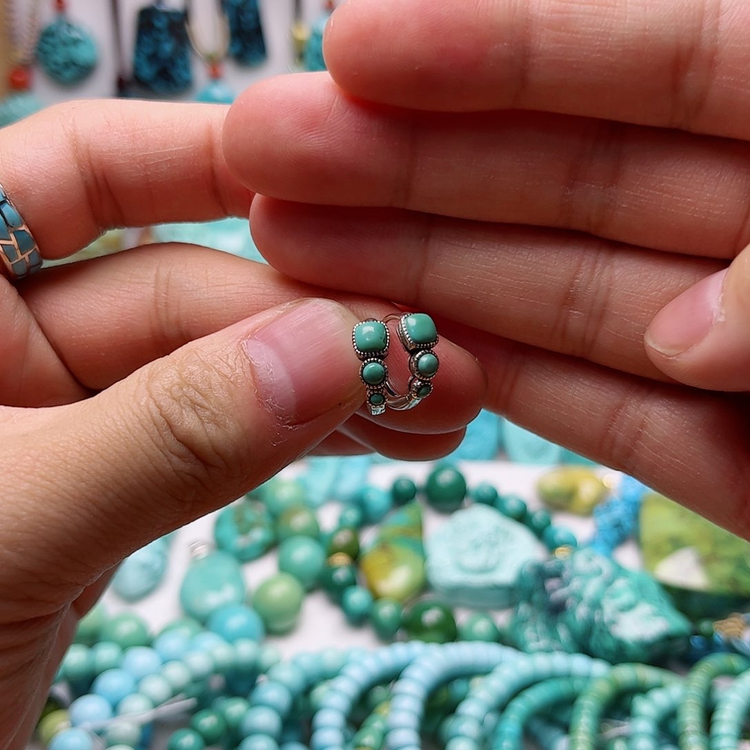 绿松石珠宝奇石未镶嵌