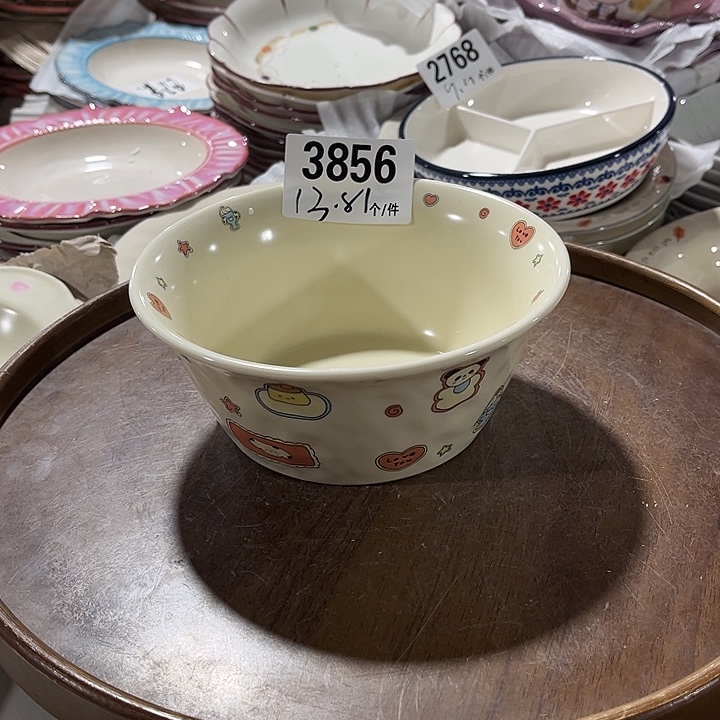 瓷微瑕外贸餐具3856