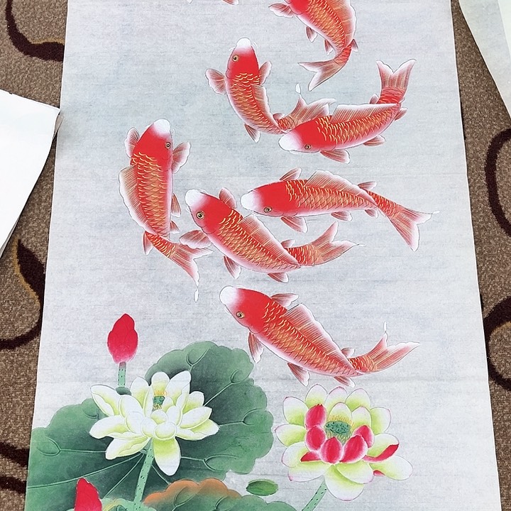 国画刘*谦四尺整张秦孝莲