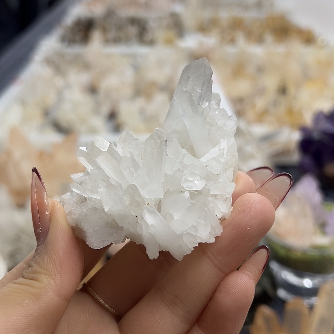 飞***絮水晶银S925镶嵌珠宝半成品