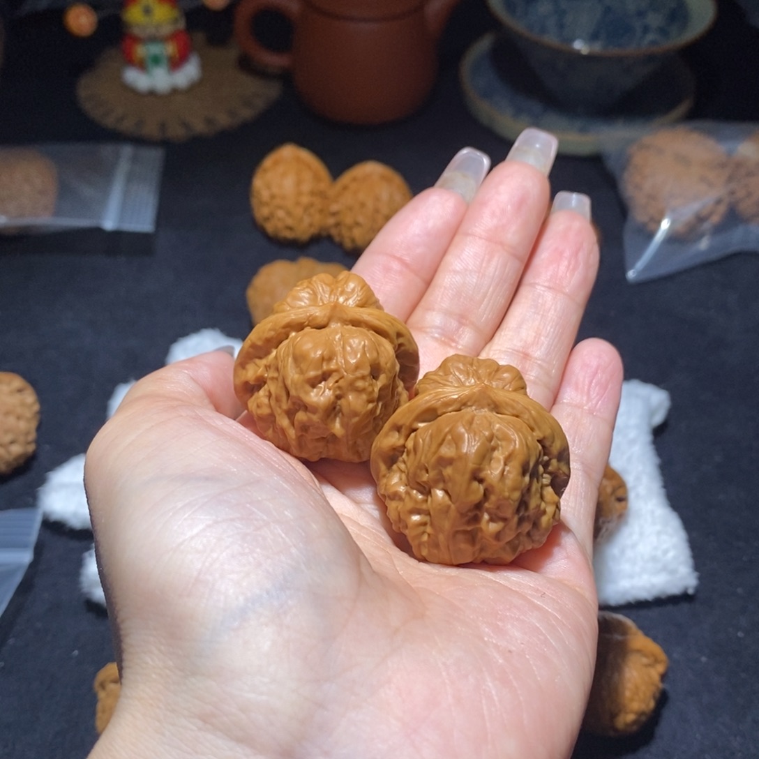 文玩核桃吊坠蛙蛙36