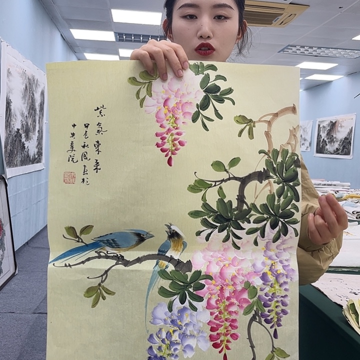 国画宣纸国画纯手绘作品