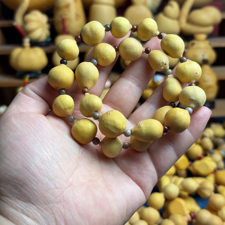 寧***雪木天然葫芦天裂双圈