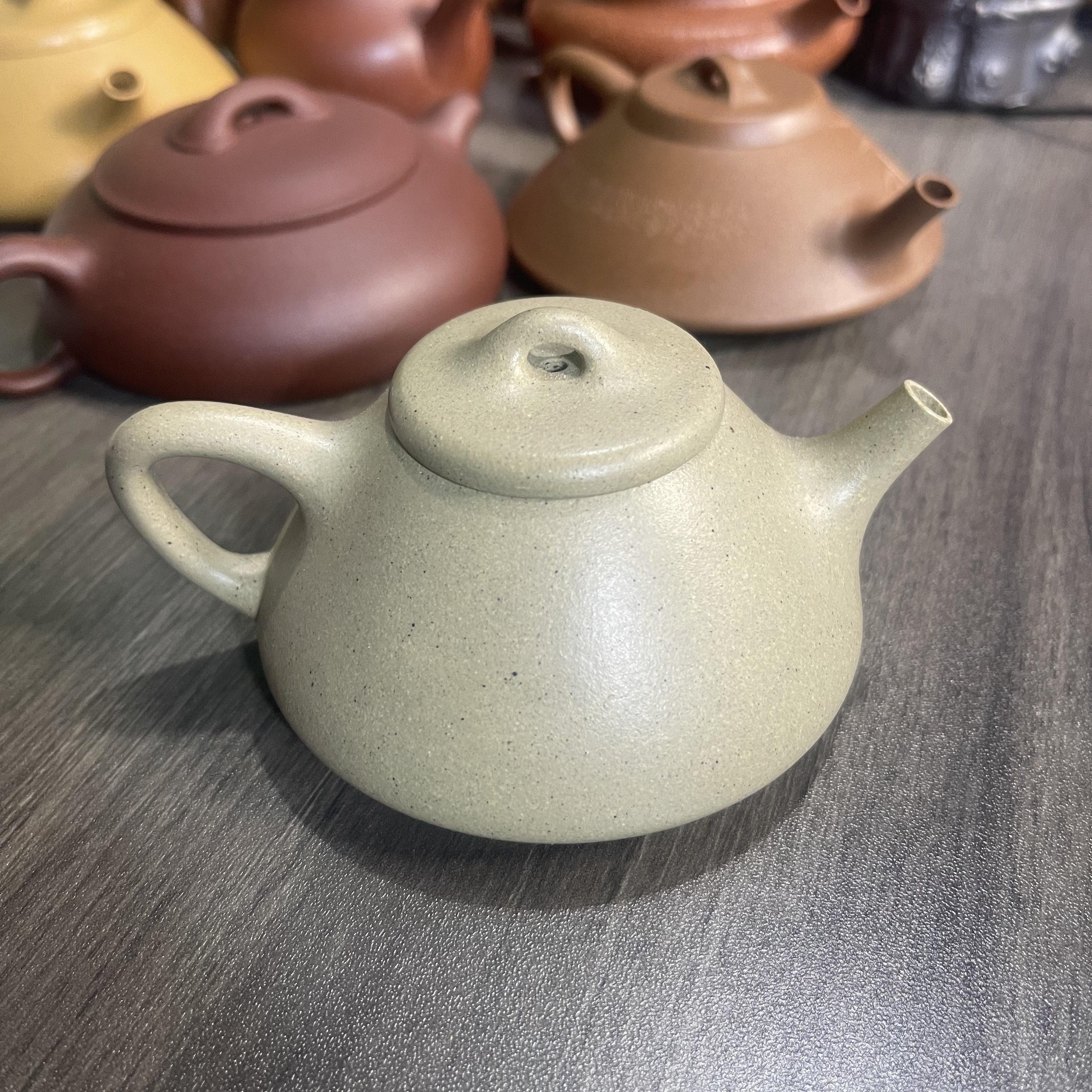 紫砂壶本山绿石瓢150cc