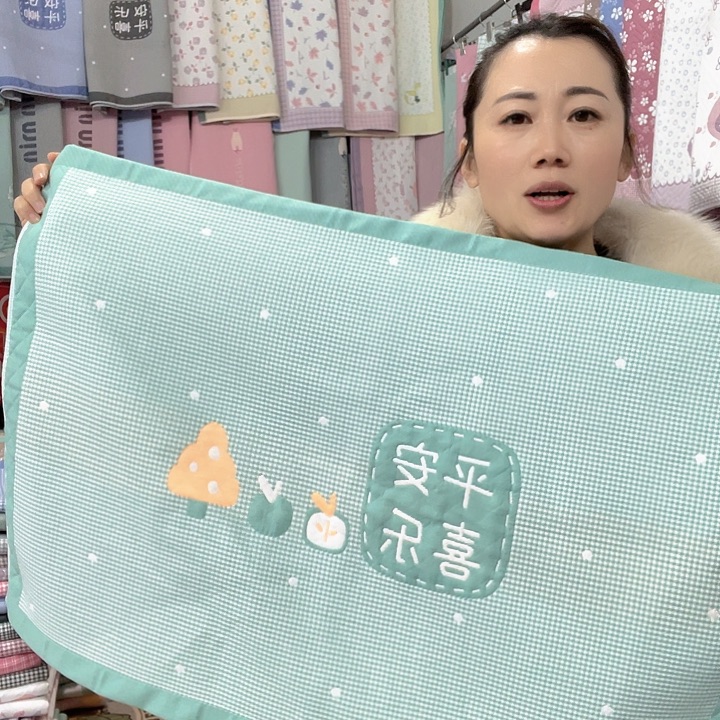 棉特价促销绿色平安喜乐