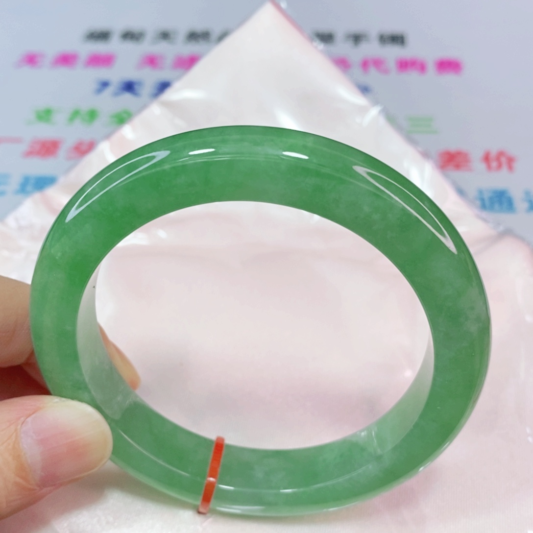 未镶嵌手镯翡翠57.8圈口正圈-货头