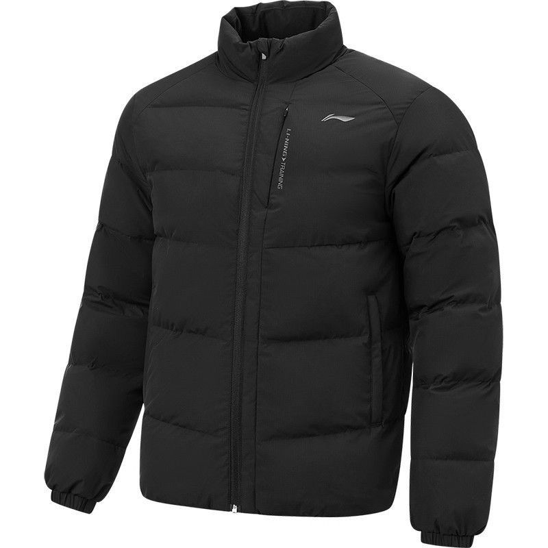 李宁羽绒服男子2025冬季新款健身系列保暖立领羽绒服夹克AYMV151