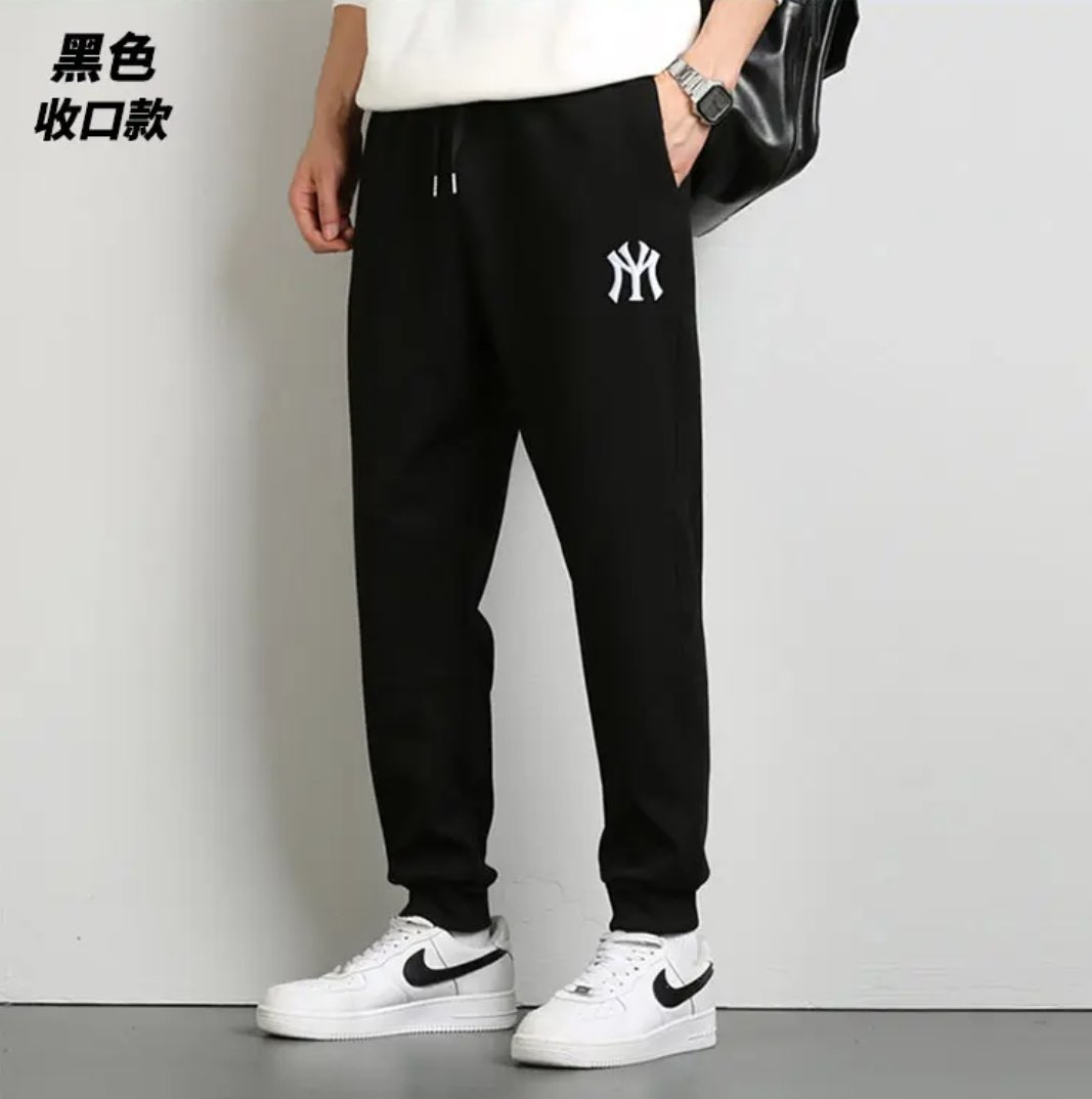 MY正品运动长裤男女同款松紧裤时尚韩版潮流情侣束脚裤棉卫裤子