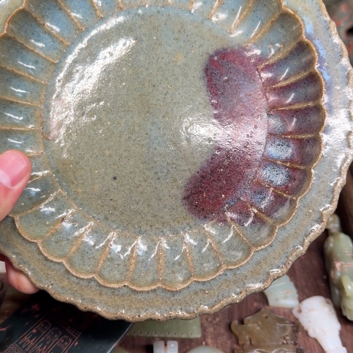 河***草陶摆件我的心好痛啊我的心真的