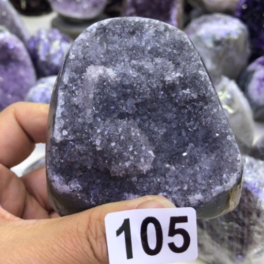 紫晶天然水晶摆件未镶嵌
