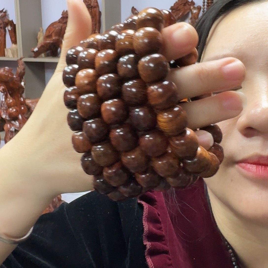 黄花梨/降香黄檀手串/手链家具老料1314规格海黄手串