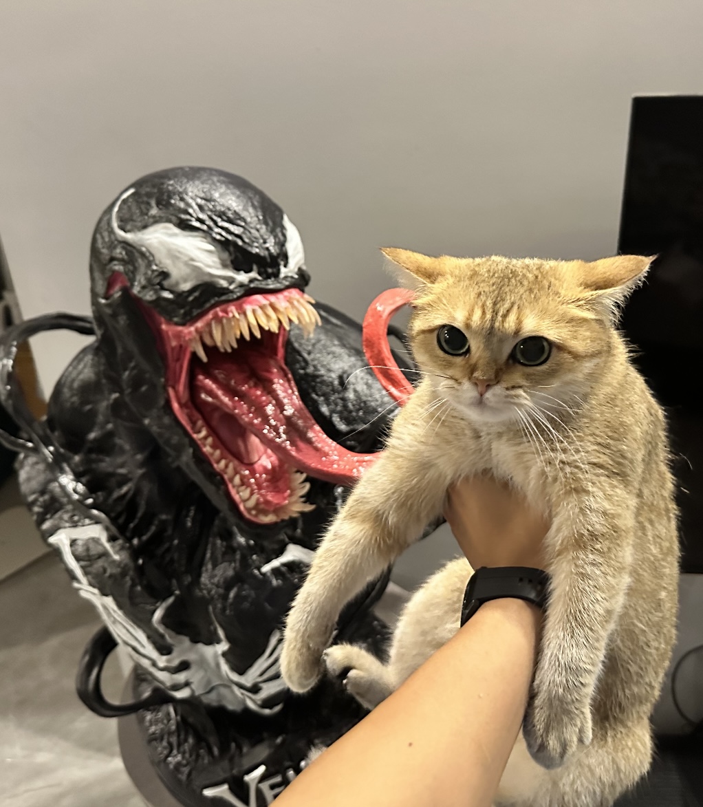 超大号一比一毒液半身像雕像潮玩摆件