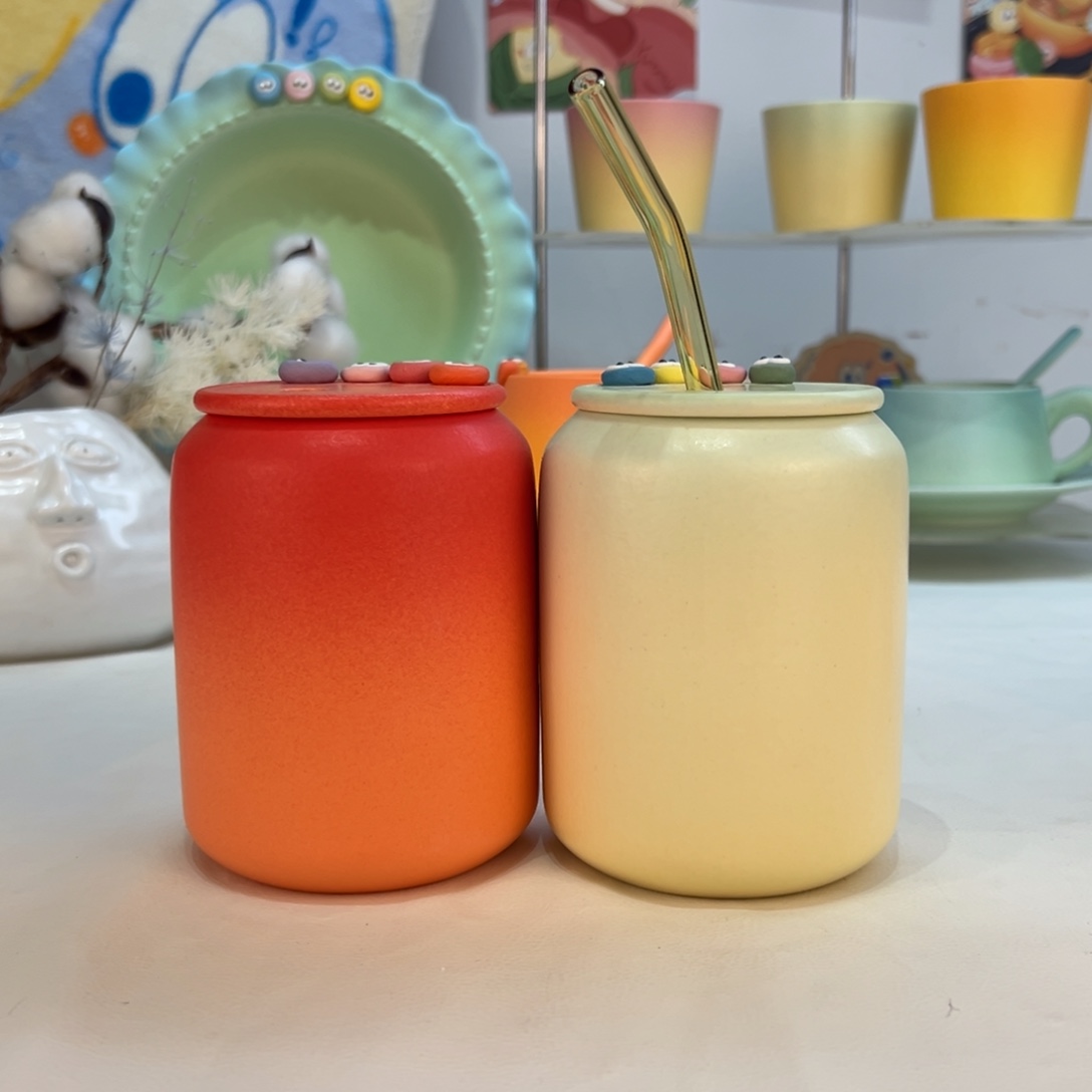 陶摆件可乐罐罐杯 价格286