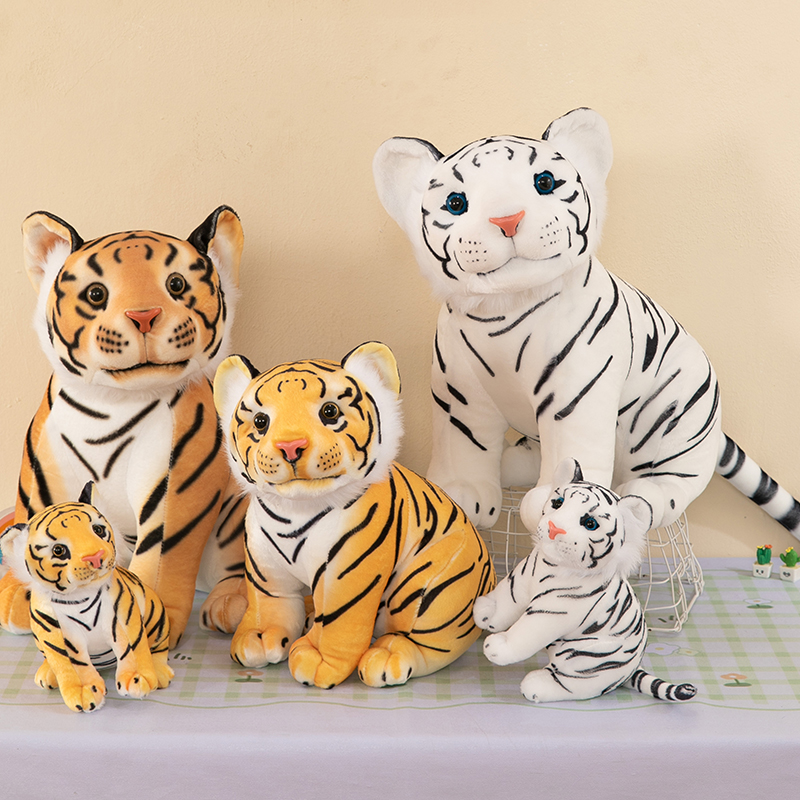 可爱老虎毛绒玩具公仔布娃娃陪伴哄睡抱枕生日礼物