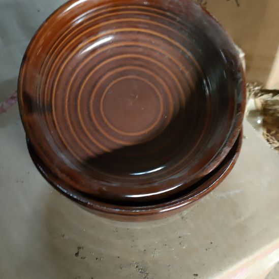 陶瓷磁州窑老厂粗瓷碗16❌5cm两支