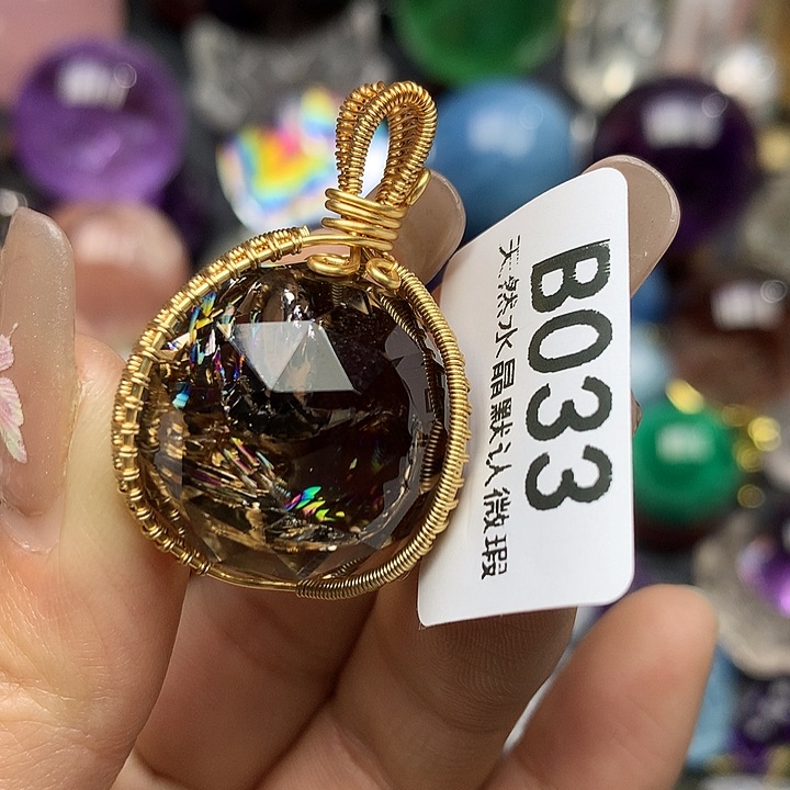 水晶吊坠未镶嵌水晶