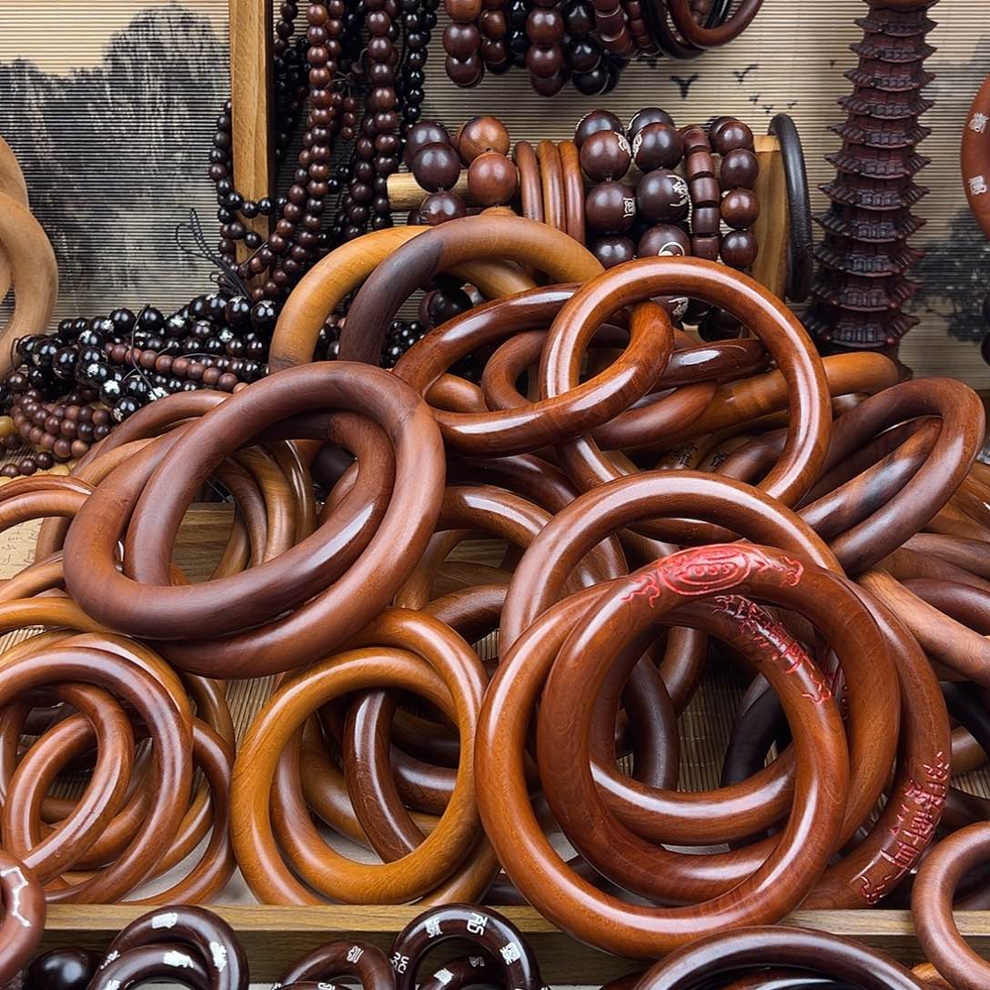 ～***～1.5内径枣木玉化乾坤圈