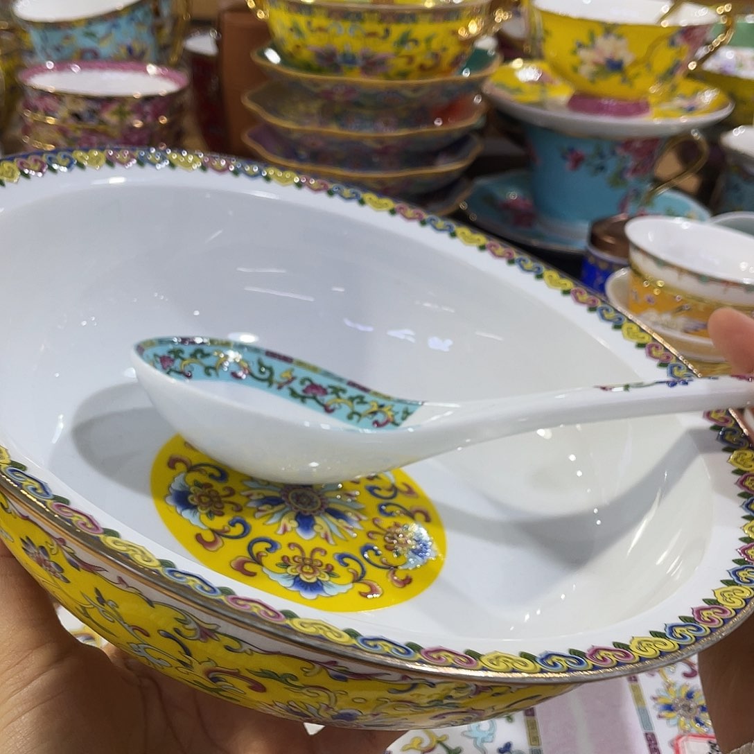 珐琅景德镇陶瓷瓷碗
