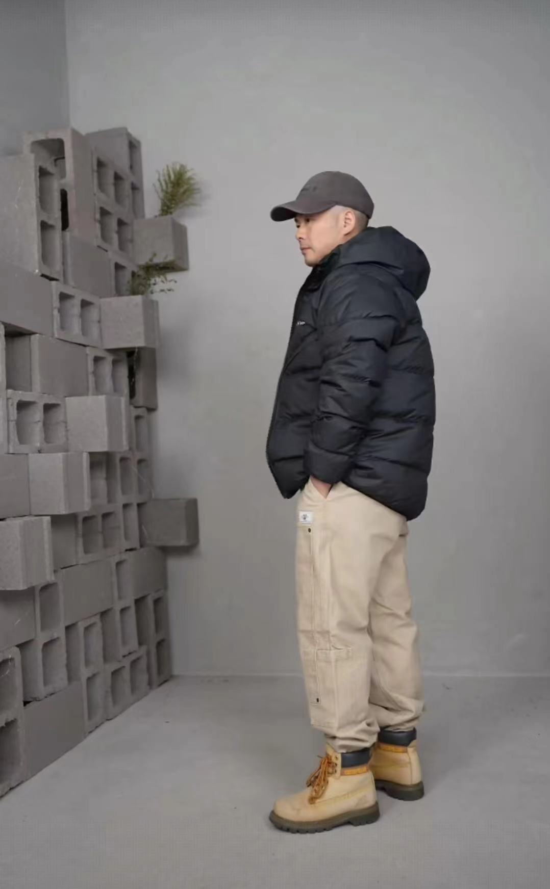 工装水洗加绒多袋裤