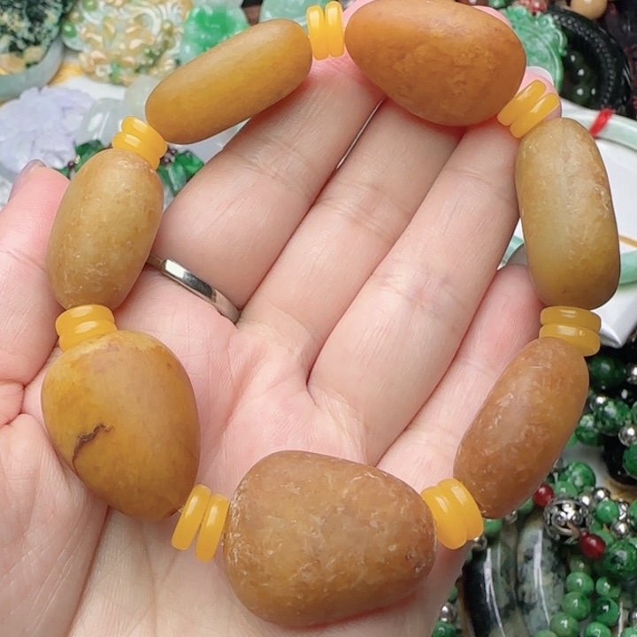和田玉未镶嵌颈饰天然A货20
