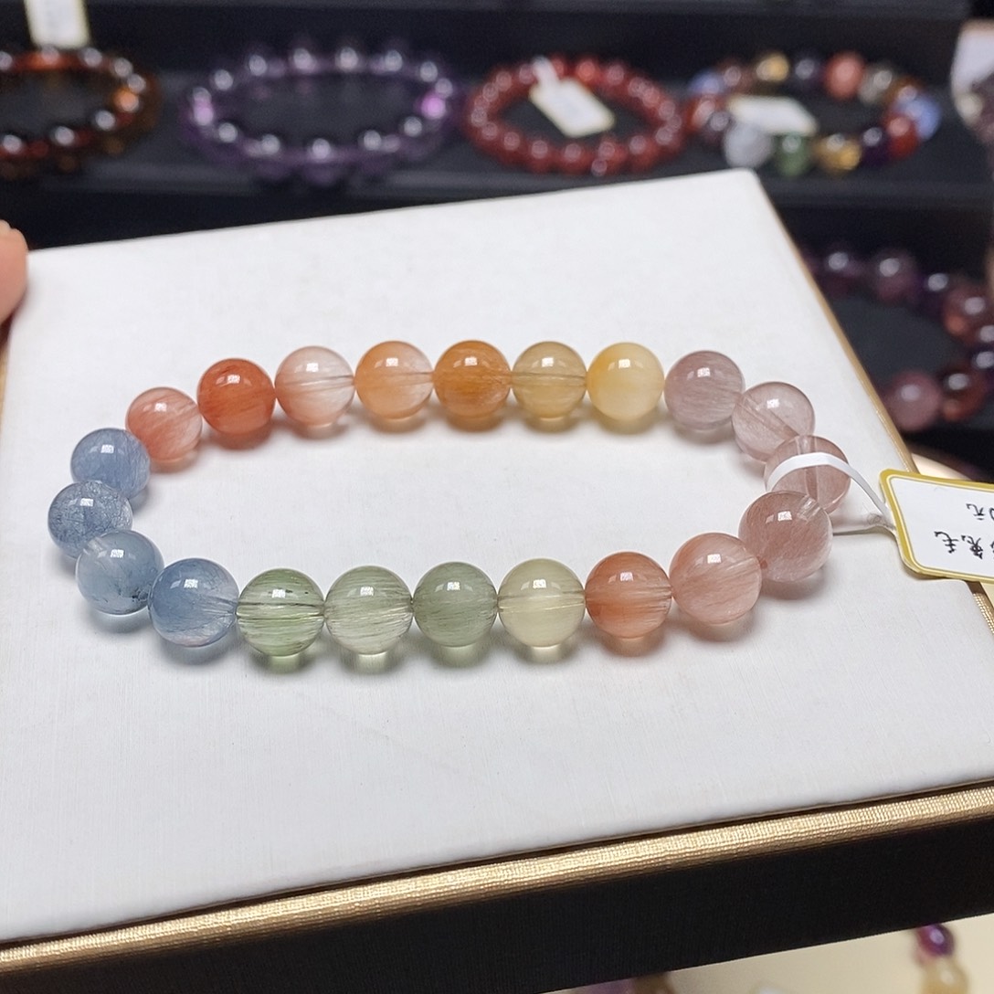 水晶手串未镶嵌手串8.5