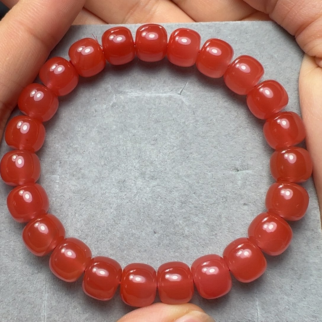 南红玛瑙手串未镶嵌
