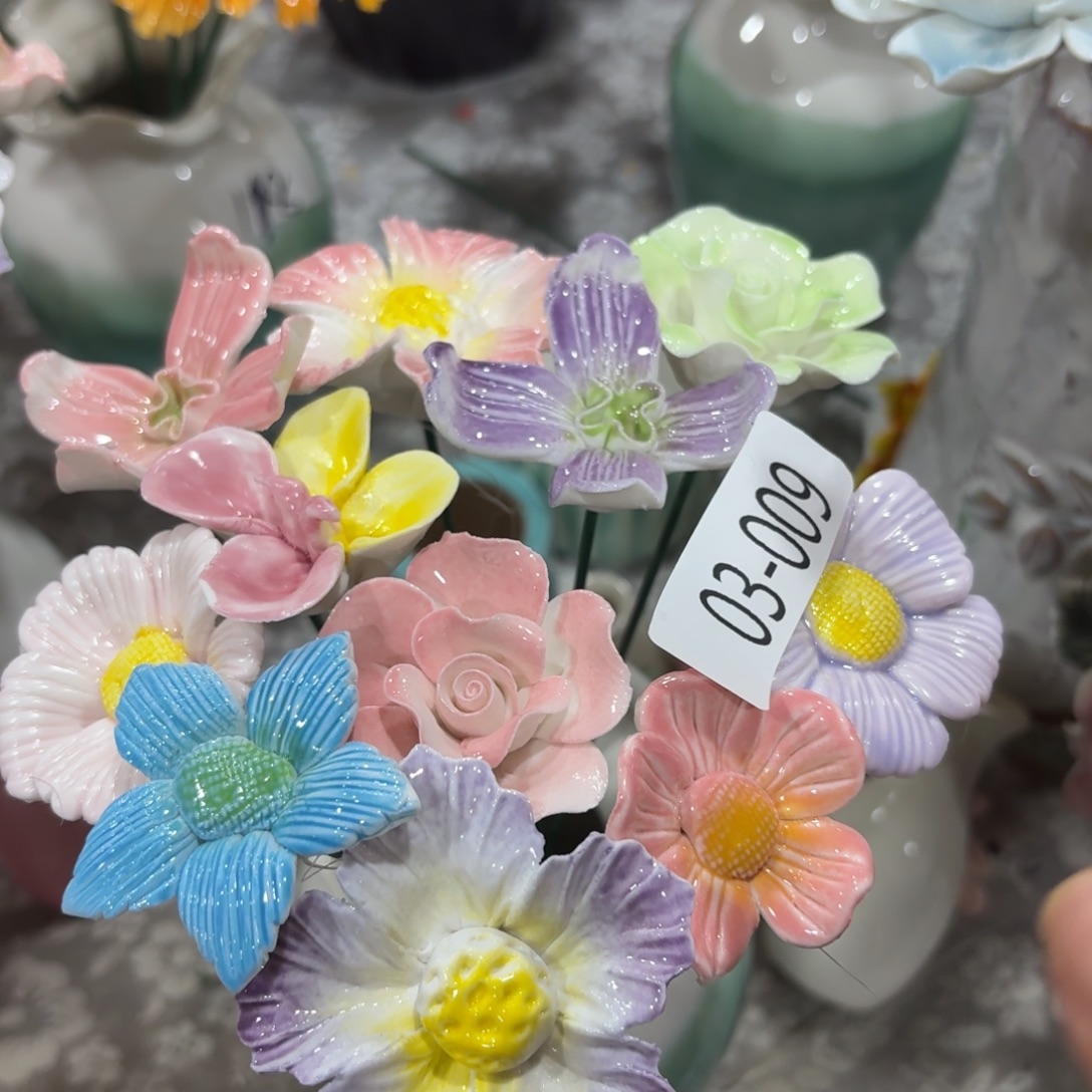 陶瓷花，满20发货，退款拉黑，309