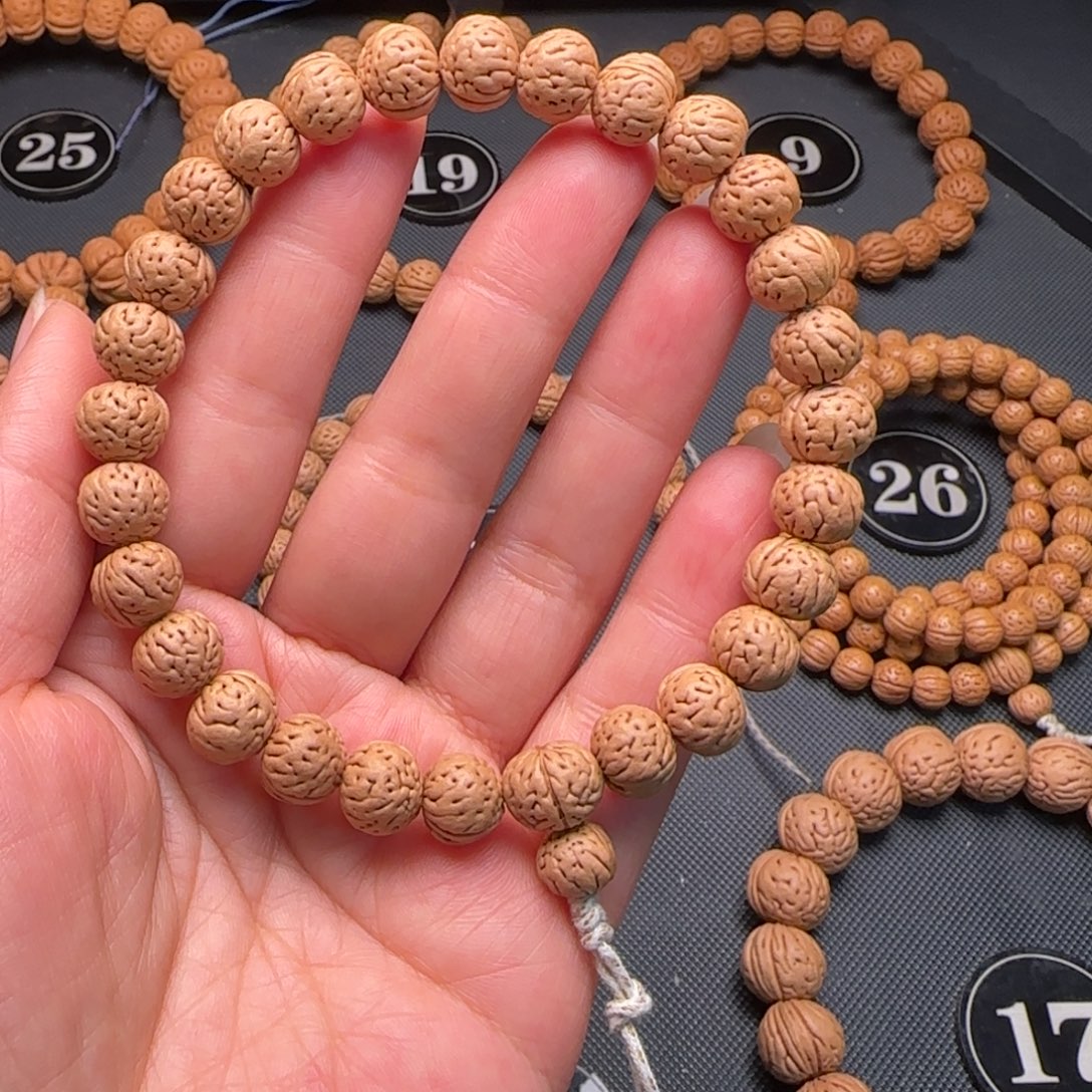 桃核手串桃核磨盘脐中脐