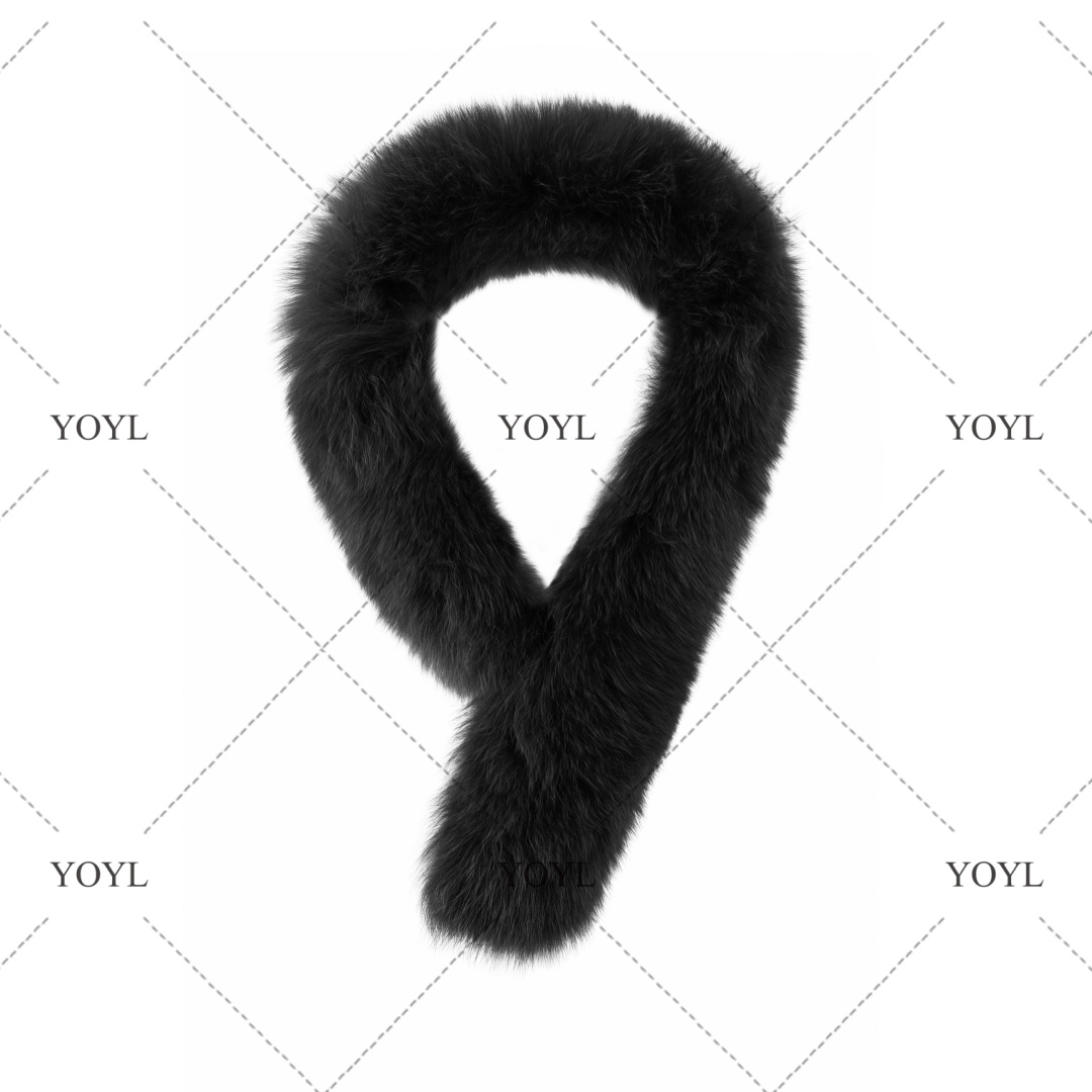 【静铉】秋冬新款高级法式保暖毛领子-YL50514