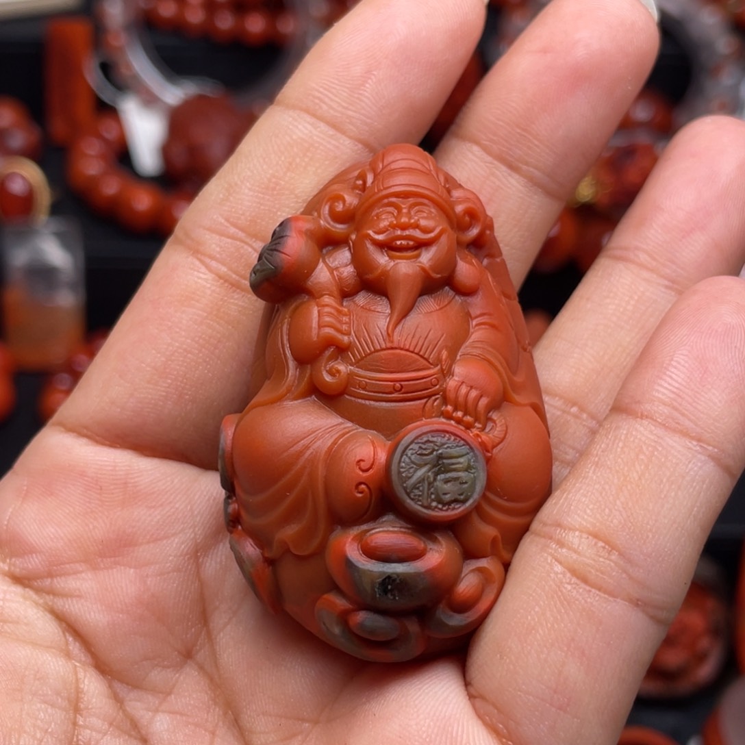 南红玛瑙未镶嵌珠宝奇石吊坠