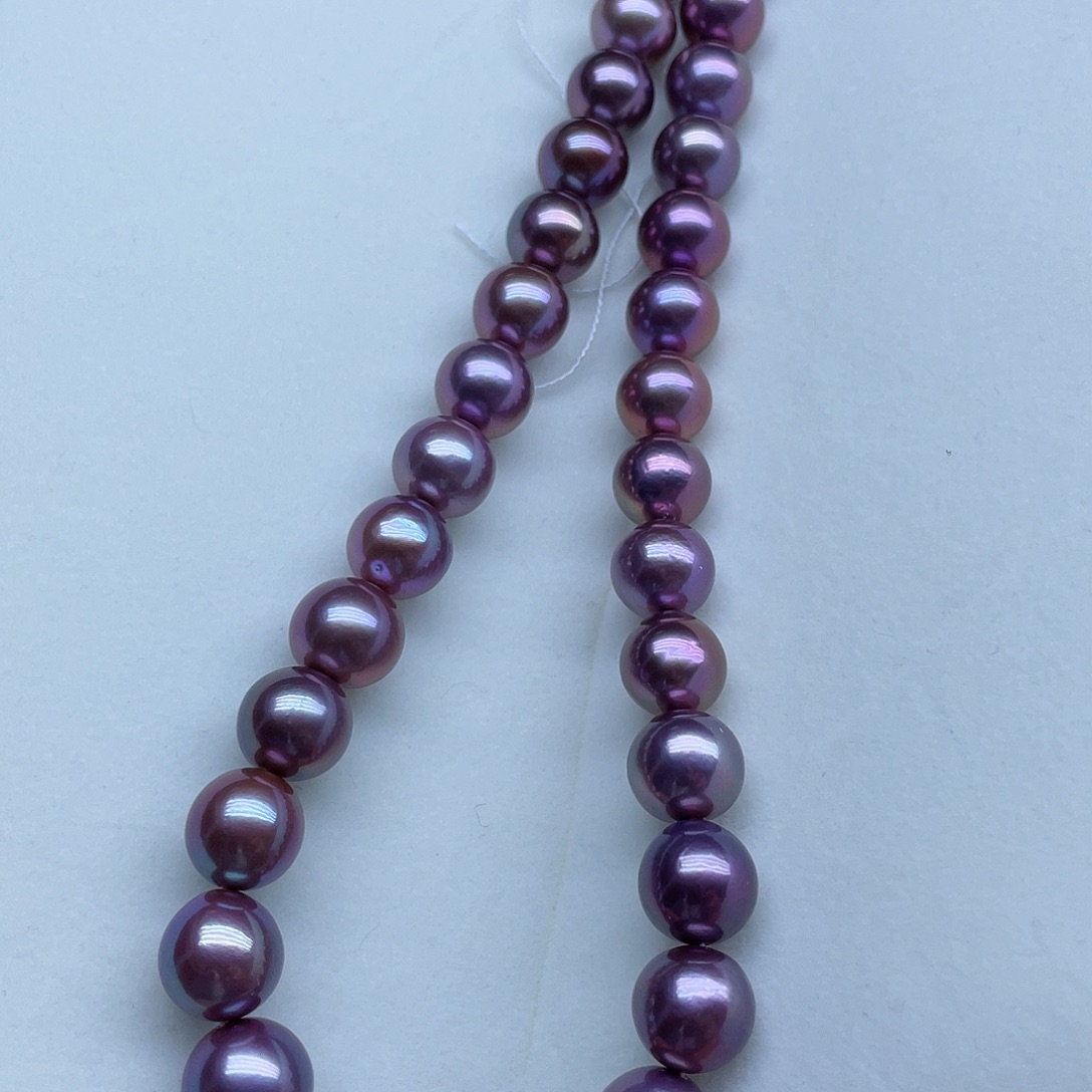 淡水珍珠银S925镶嵌颈饰