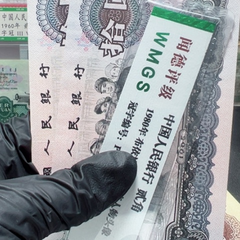 塑料第三套人民币大团结