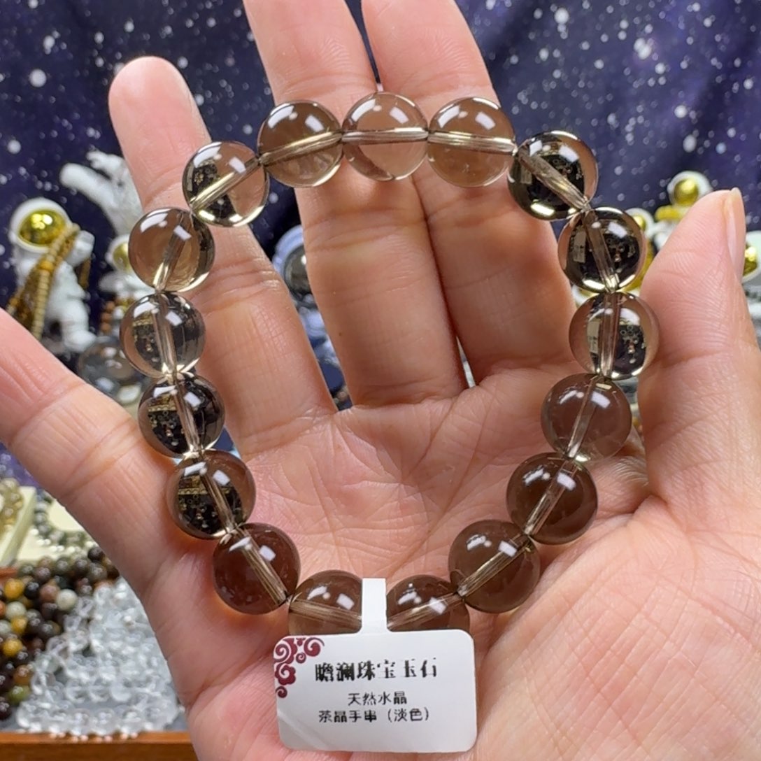 水晶手串未镶嵌A****喝茶晶手串