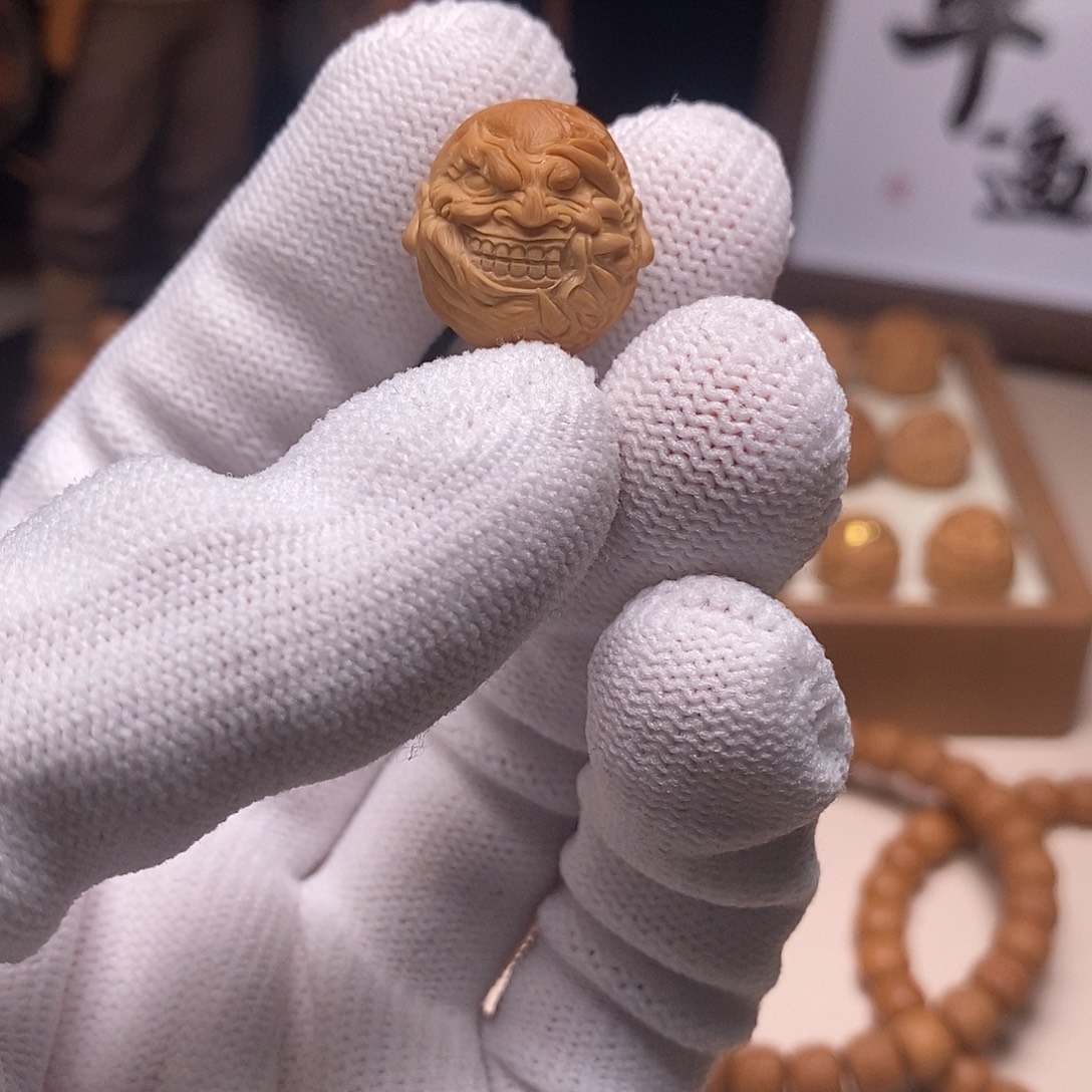 猴头核桃把件吞噬恶僧